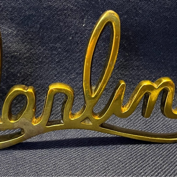 Gold bronze Cursive "darling" Word Forming
Tabletop Decor. - Picture 2 of 5
